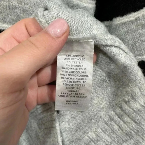 CASLON striped turtleneck sweater Small - Picture 10 of 10